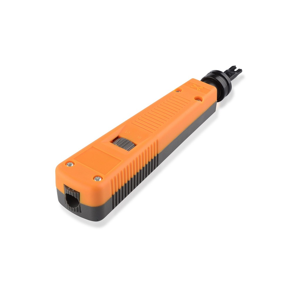 Cat6 Punch Down Tool, 110 Blade, Network Cable Installer Kit, Orange