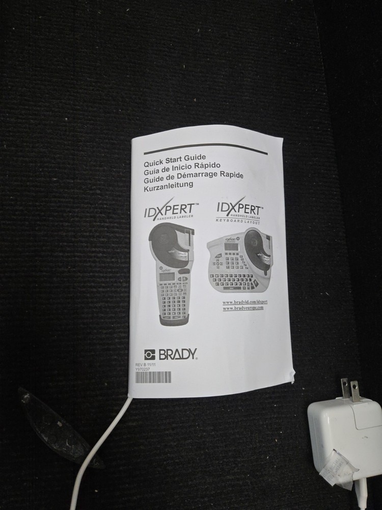 IDXPERT Labeler, Handheld Label Printer, with Case
