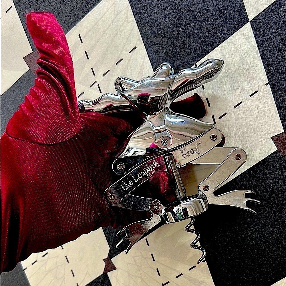 Vintage Silver Corkscrew – "The Leaping Frog"