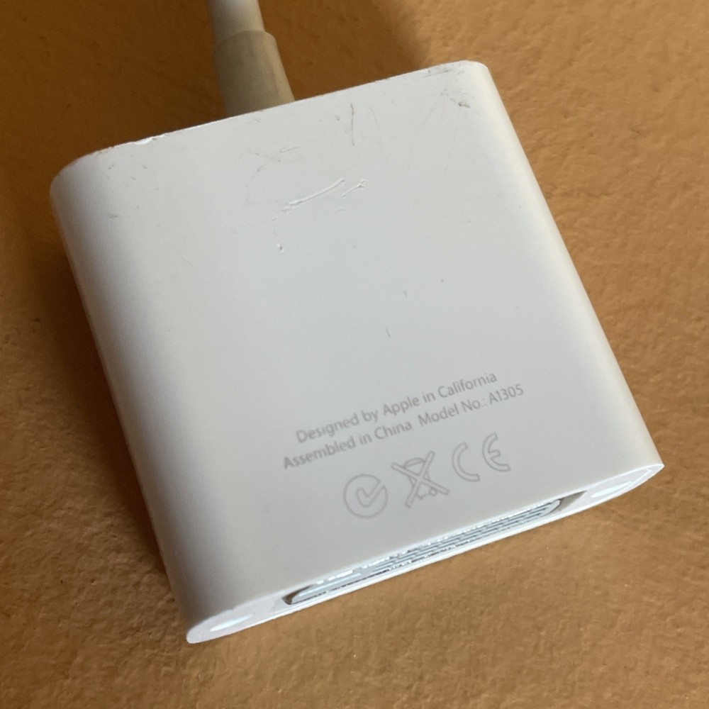 Apple Mini DisplayPort (Thunderbolt 2) to DVI Adapter A1305, Genuine