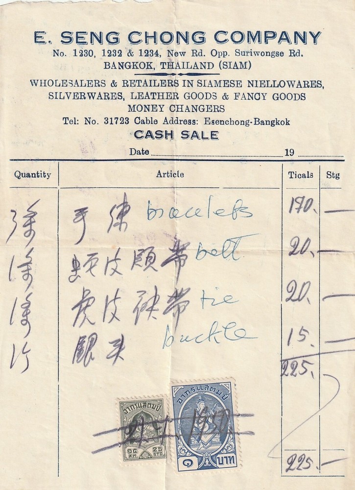 THAILAND: Revenue on document.