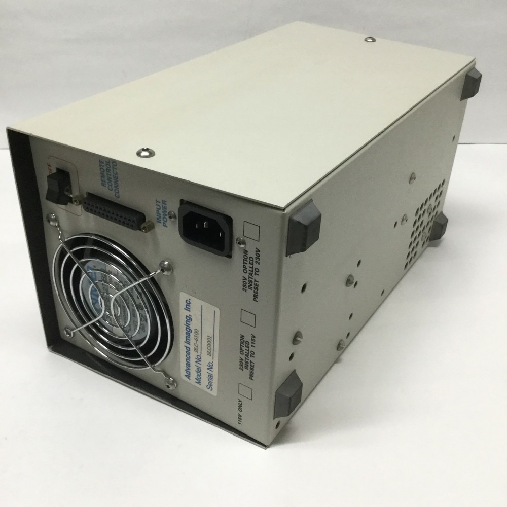 Advanced Imaging DLC-6100 Fiber Optic Light Source Illuminator Current LCD 115V