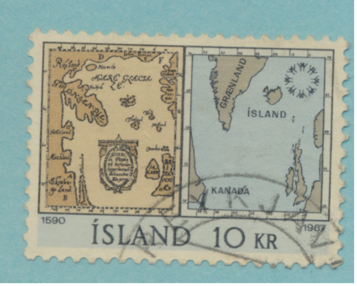 Iceland Stamp Scott #391, Used