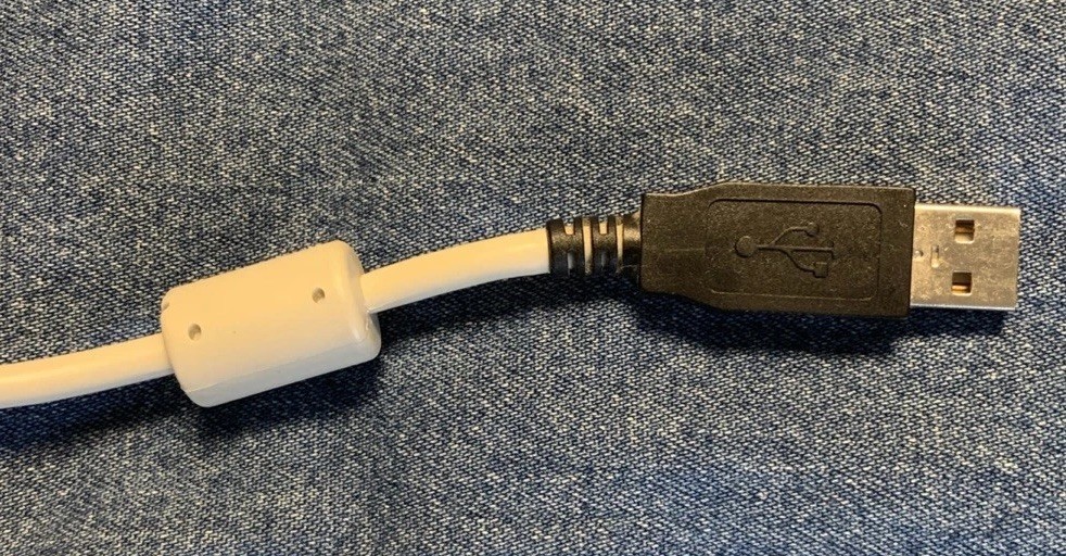 Vintage Logitech Quickcam USB Webcam 2000s Computer Wired w/Camera Base - Tested