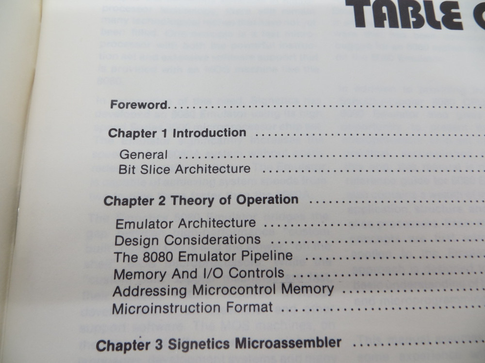 Signetics 8080 Emulator Manual 1977 vintage technology tech manual