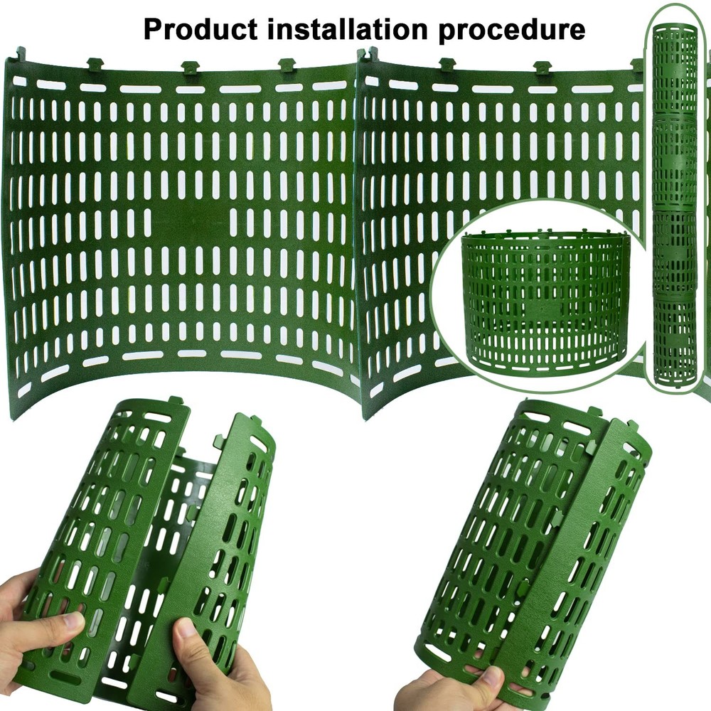 4Pack Tree Trunk Protectors Mesh Tree Bark Protector Plant Cover Tree Guards USA