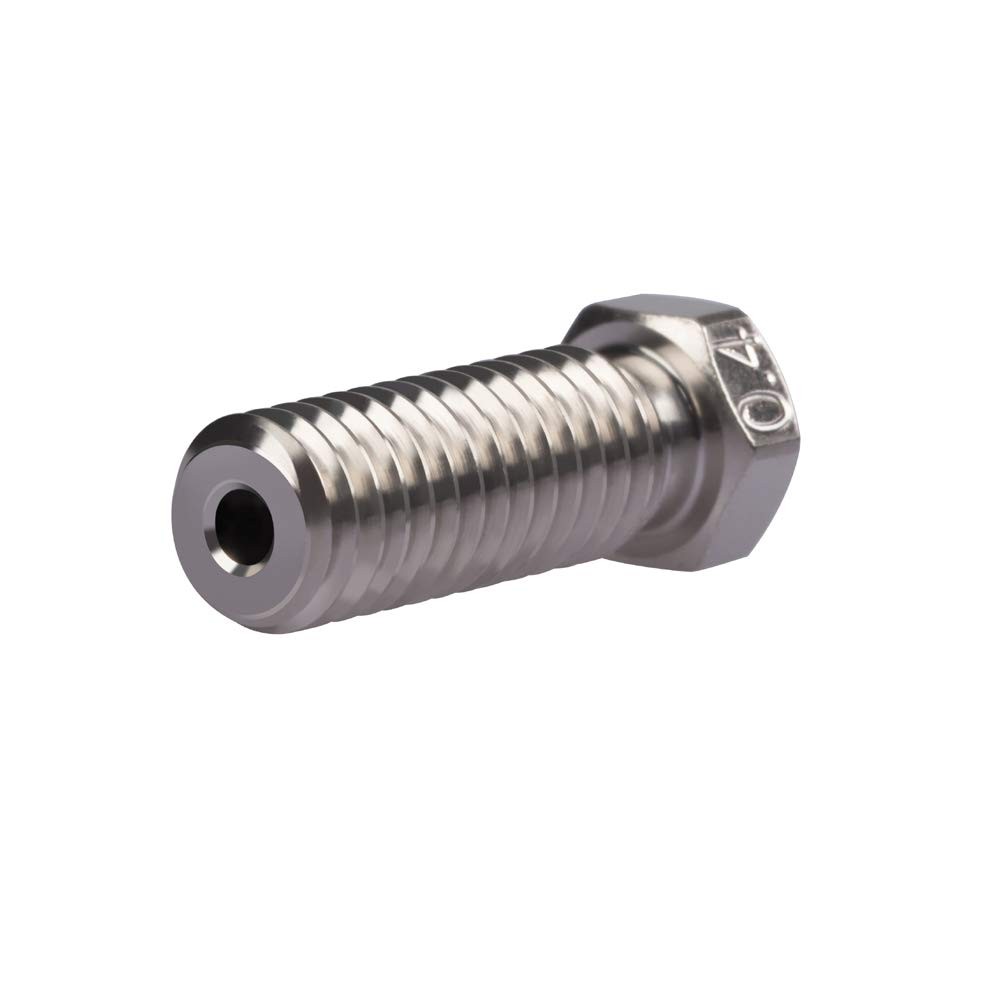 Long M6 Plated Copper Nozzle 0.4mm Non-Stick High Performance