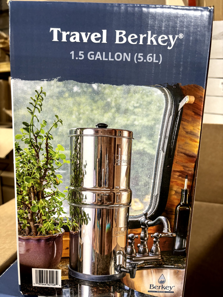 Travel Berkey 1.5 Gallon Water Purification System - (OPENBOX) NEW see descript