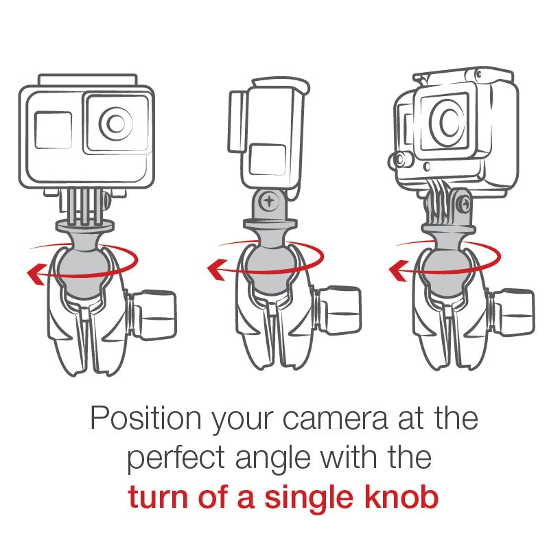 RAP-B-138-GOP1 RAM Composite Drill-Down Mount with Universal...