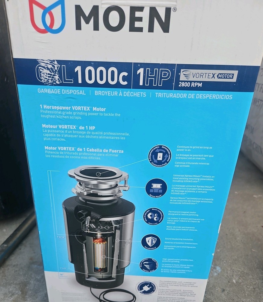 moen garbage disposal GCL1000C