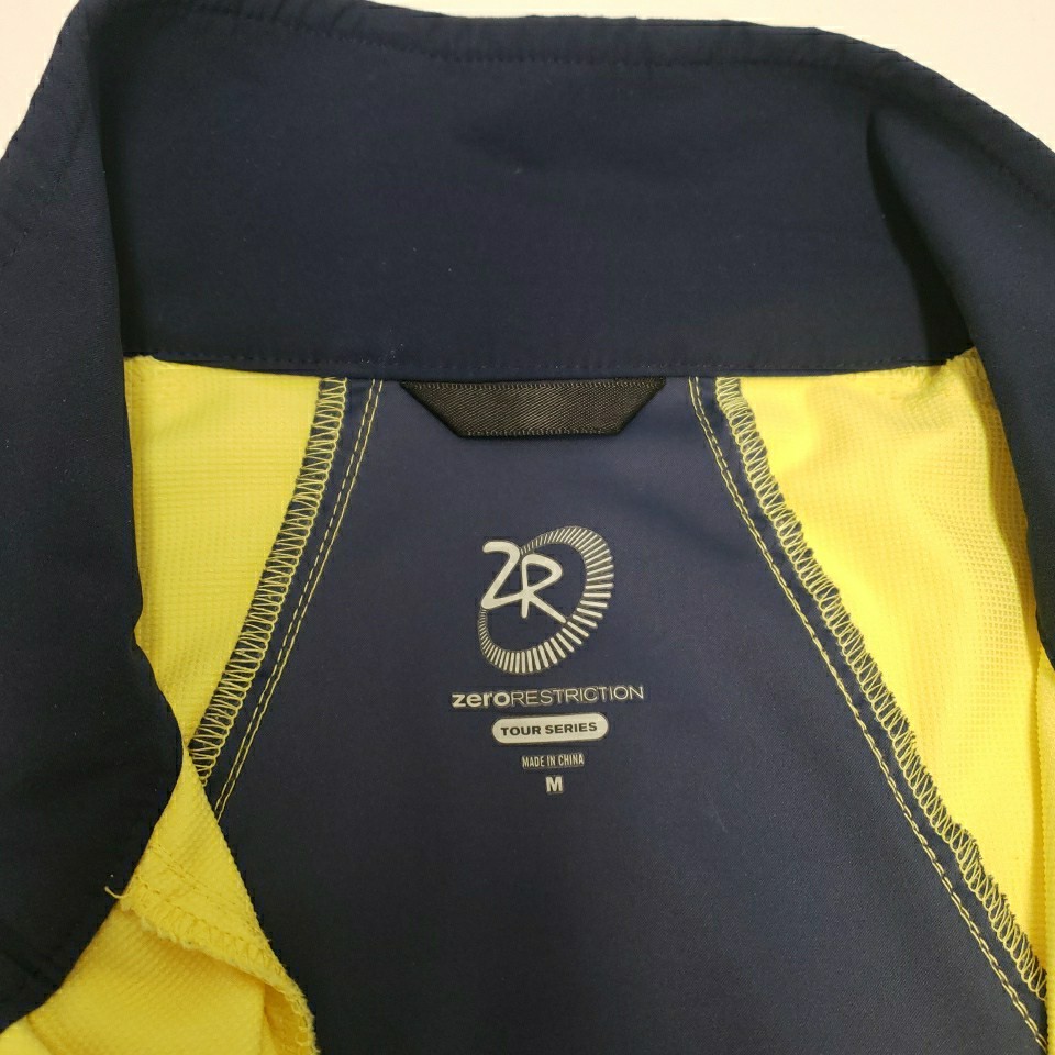 Zero Restriction Golf Windbreaker Pullover 1/2 Zip Jacket Tour Series Men's Med