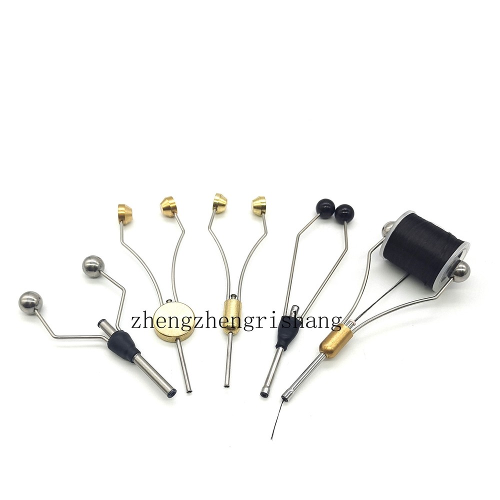 Fly Tying Bobbin Holder Ceramic Brass Fly Fishing Flies Baits Hook Making Tools
