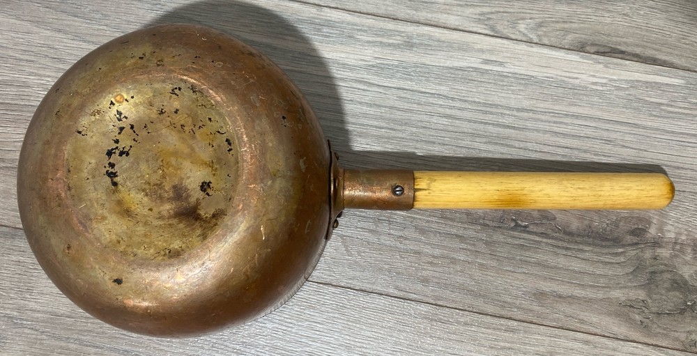 Antique French Winemaker Tool Scoop Copper