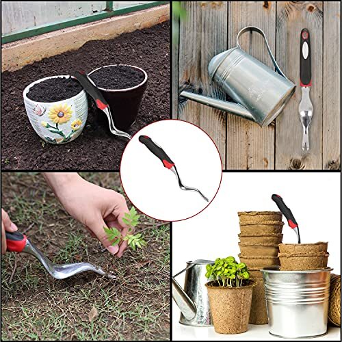 Heavy Duty Garden Weeder Tool Root Remover Weed Puller with Non-Slip Handle