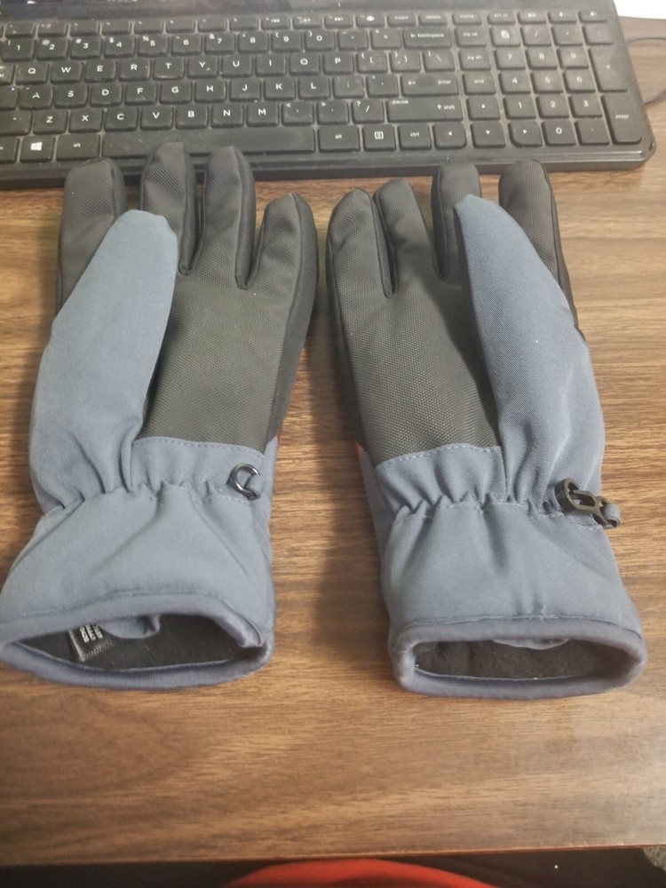 SWISS TECH LADY's 100% POLYESTER LARGE GRAY & BLACK (ONE PAIR)