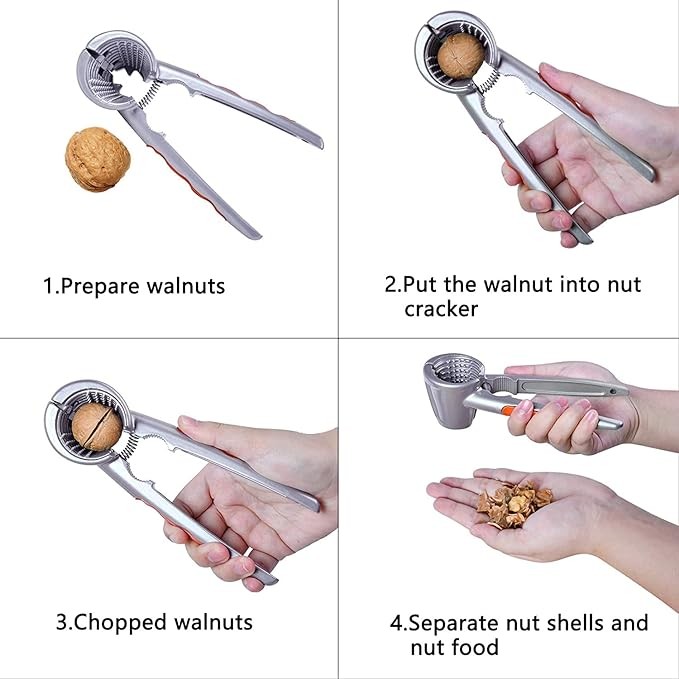 1PC Nut Shell Cracker Walnut Kitchen Heavy Duty Multifunction Pecan Opening Tool