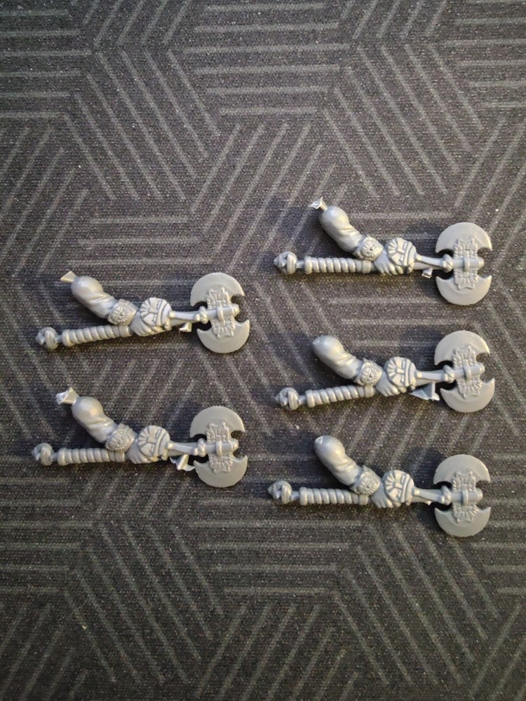 warhammer fantasy oop dwarf warrior great axe bits