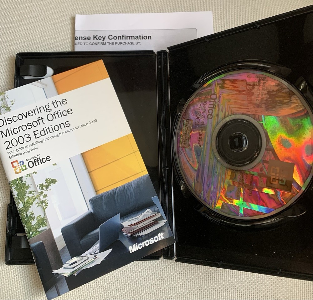 Microsoft Office Student And Teacher Edition 2003 With Key
