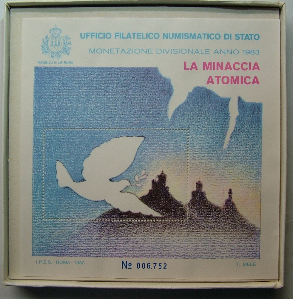 Set 1983 San Marino Box Genuine