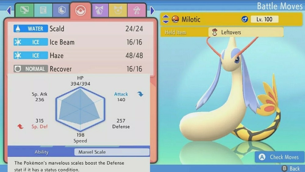 6IV SHINY MILOTIC BDSP