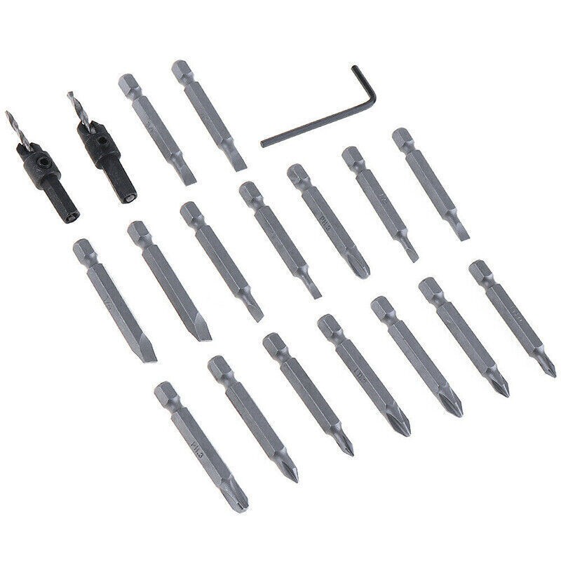 20pcs/Box Half Time Drill Driver Multi Function Screwdriver Tool Screw Power M