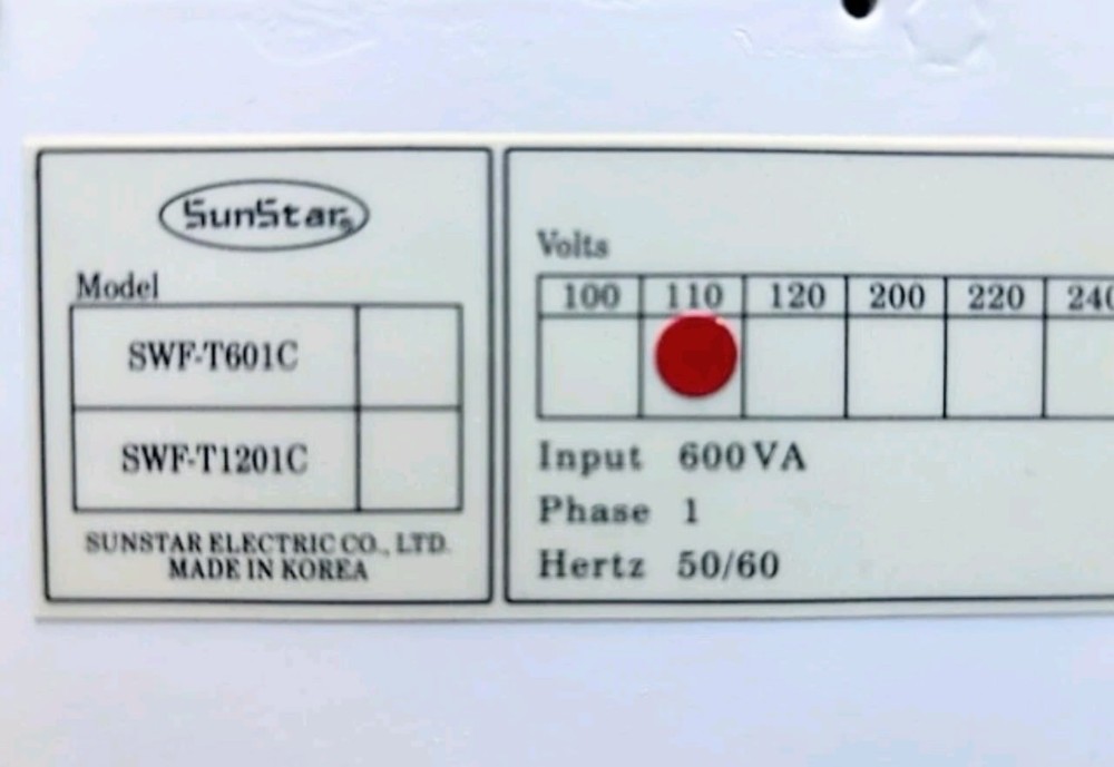 SWF 601C Control Box
