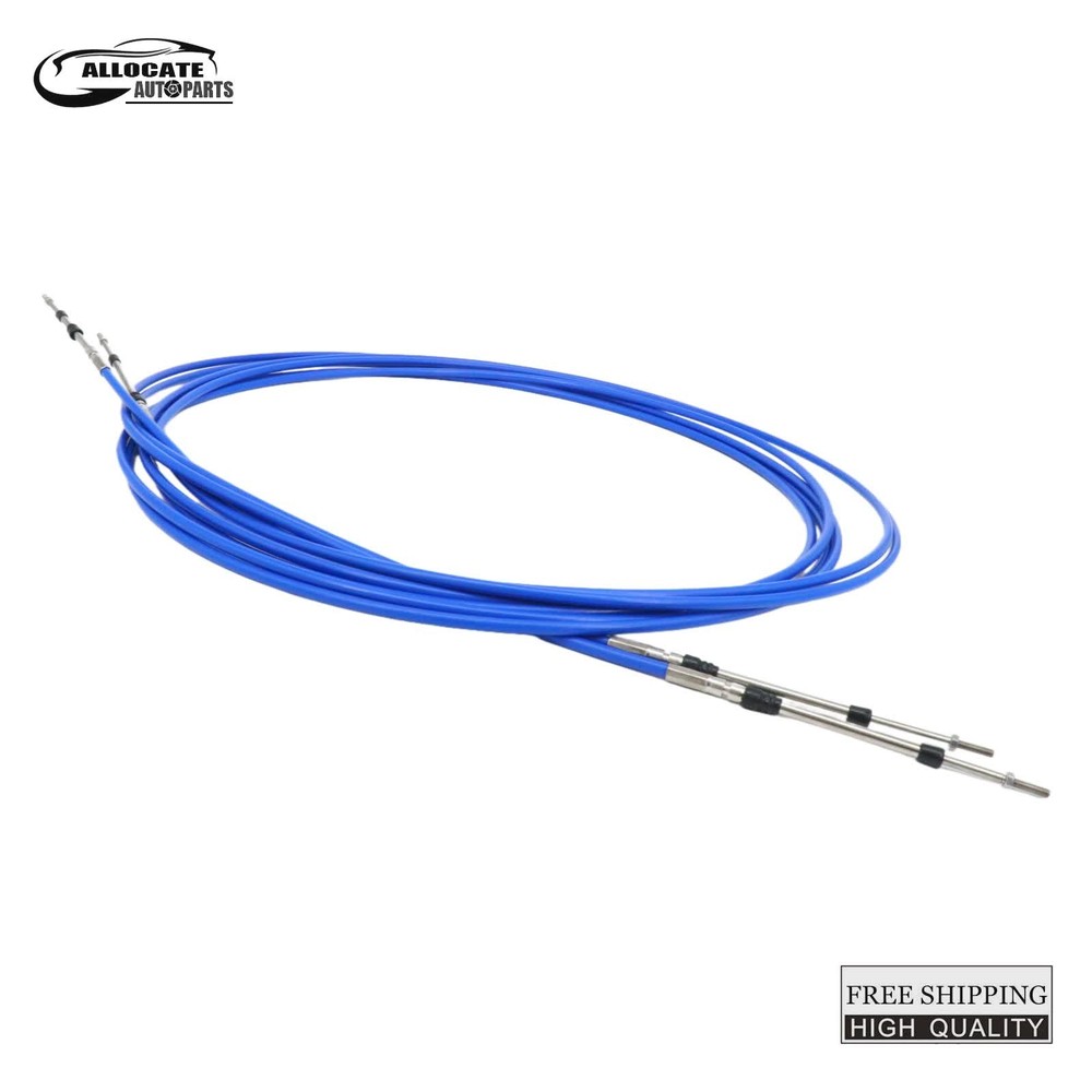 33C 2PCS 20FT For Yamaha Boat Control LeverThrottle Control Cable Universal
