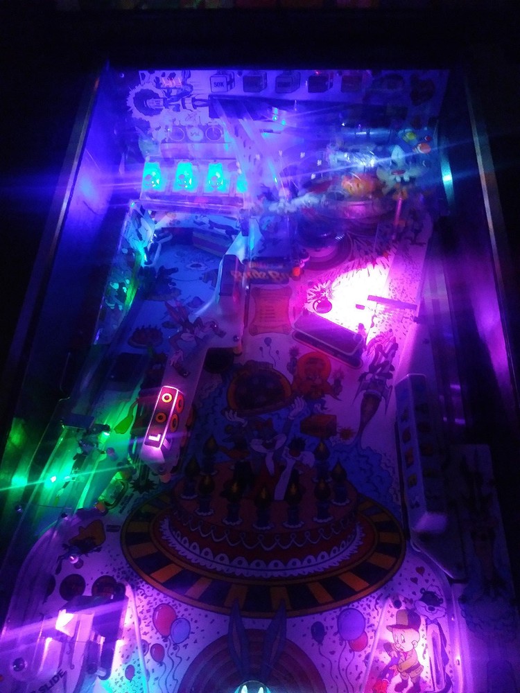 Bugs Bunny NON GHOSTING Lighting Kit custom SUPER BRIGHT PINBALL LED KIT