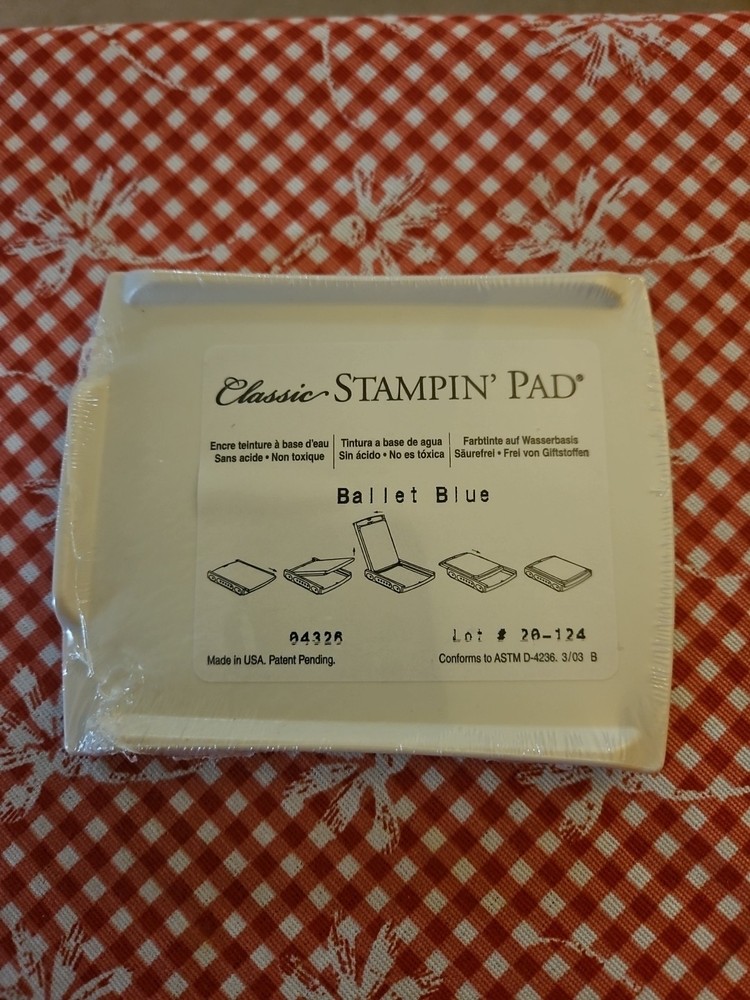 Classic STAMPIN PAD still Sealed. Never Used. BALLET BLUE.
