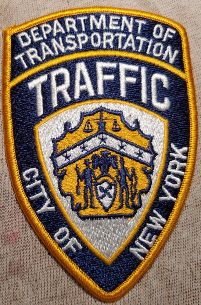 NY New York Dept. of Traffic Shoulder Patch