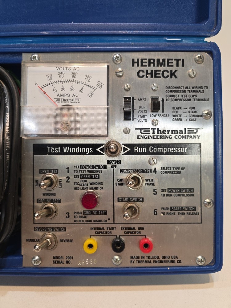 Thermal Engineering Hermeti Check model 2001 testing system