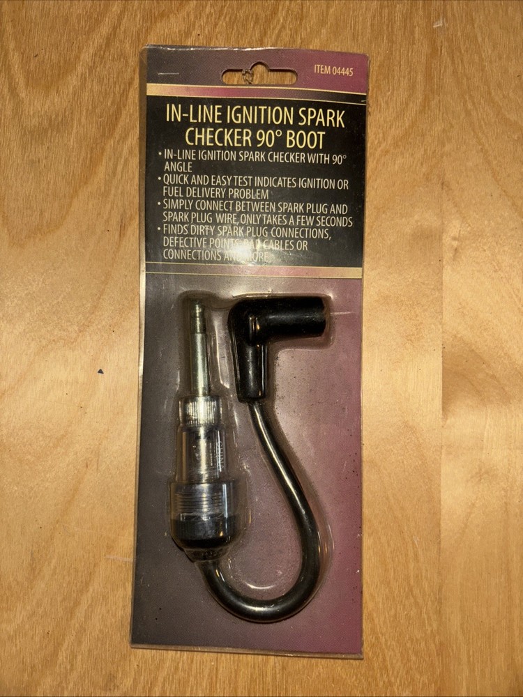 In-line Ignition Spark Checker 90 Degree Boot