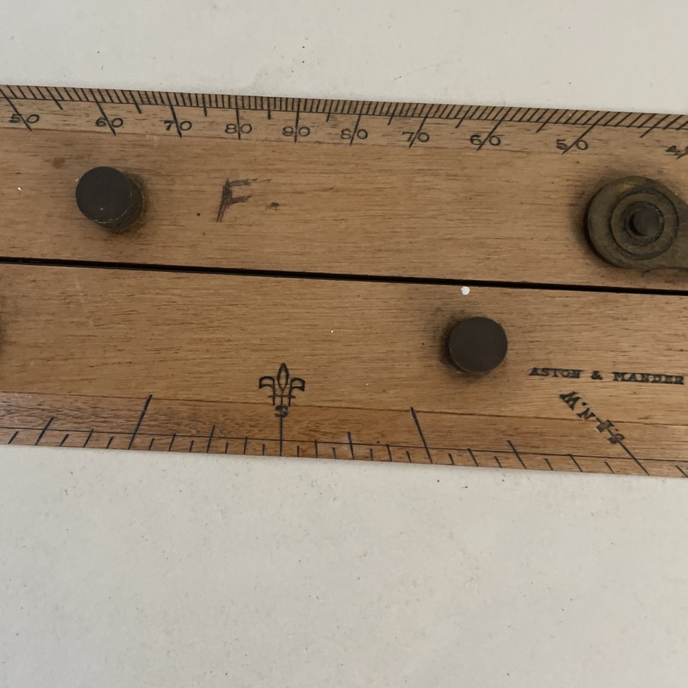 Vintage Capt Fields Improved Parallel Nautical Ruler