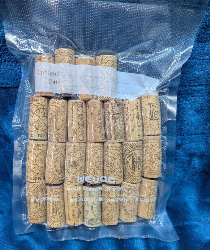 25 Mixed Natural Used Wine Corks Recycle Upcycle Wedding