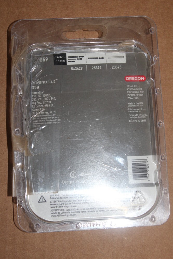 Oregon Replacement Chainsaw Chain Blade 16" D59 #BINC403