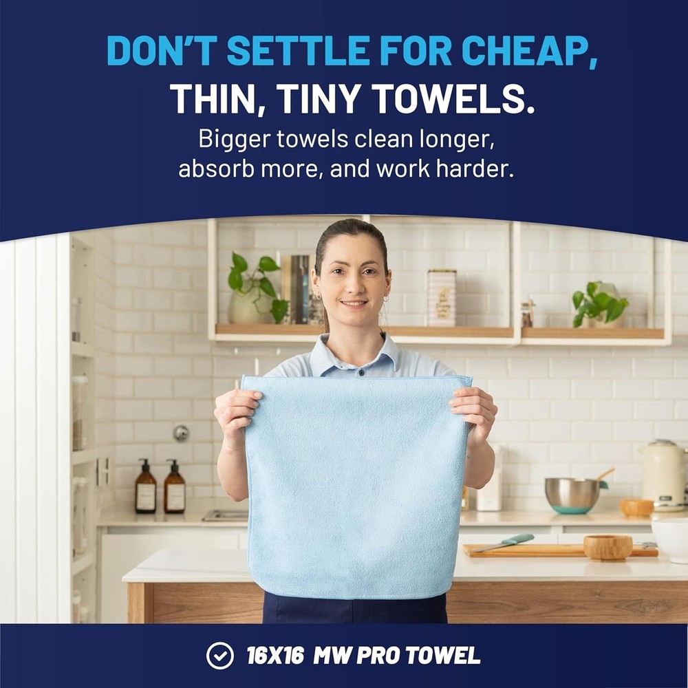 High Absorbent Cleaning Cloth 12-Pack