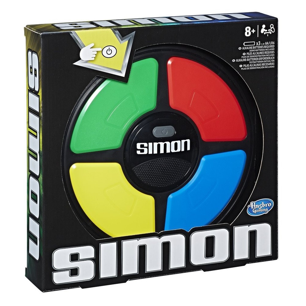 Simon Classic Game Multicoloured Electronic Memory Challenge for Kids and Adults