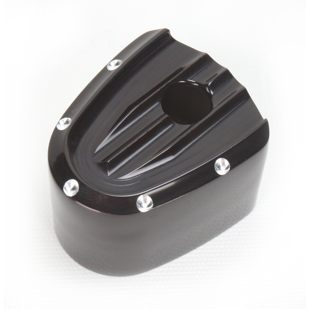 Covingtons Customs Black Dimpled Ignition Switch Cover - C1248-B
