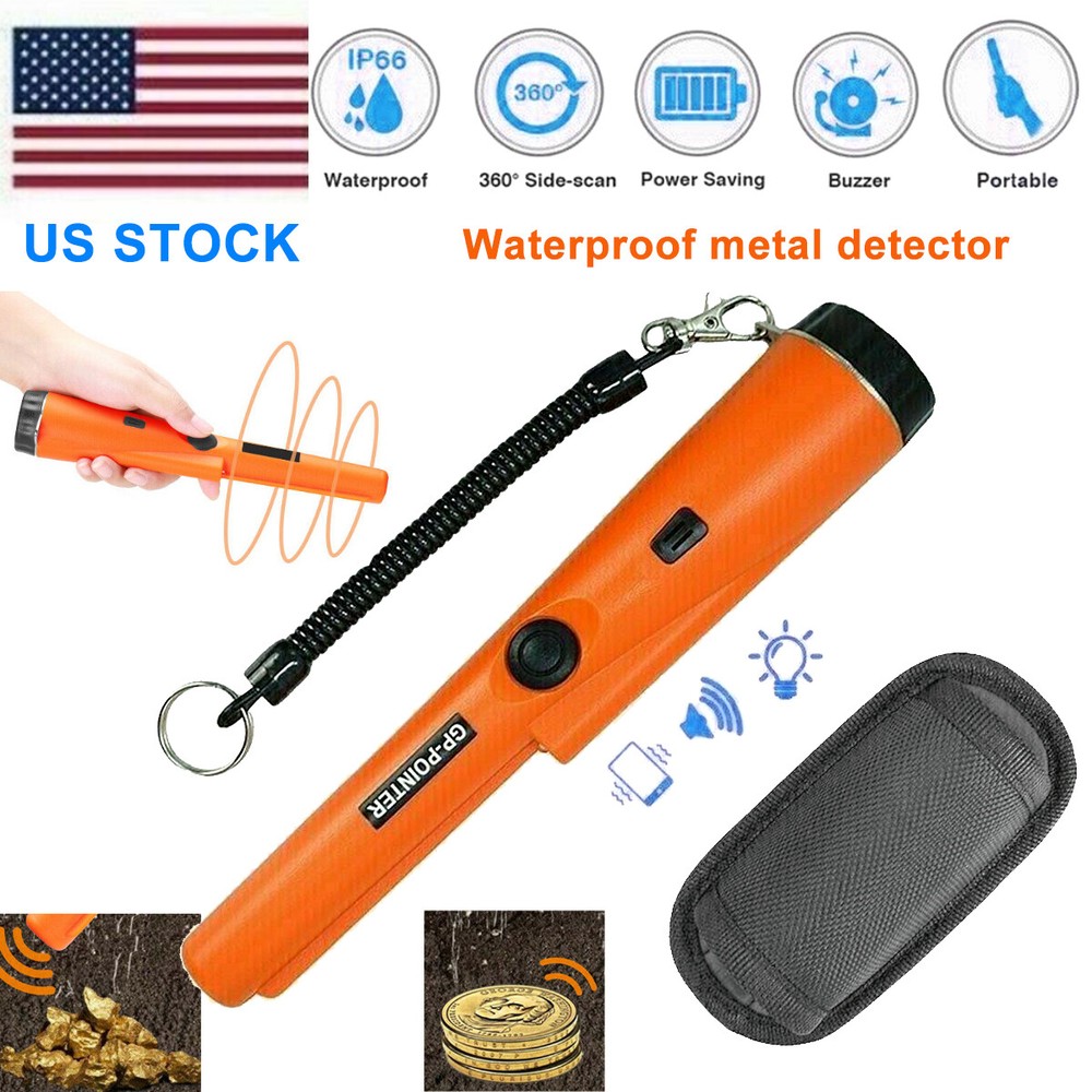 HandHeld Metal Detector Pro Pinpointer Pointer Probe Sensitive Tester Waterproof