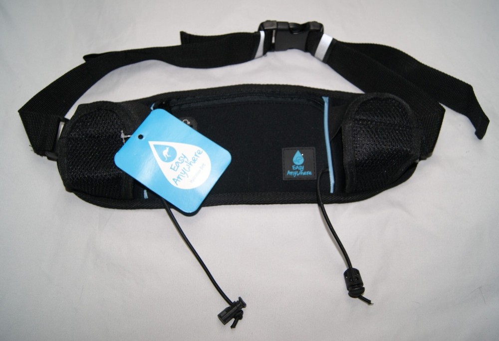 easy anywhere hydration belt black new