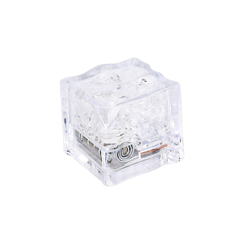24Pcs LED Light Ice Cubes Liquid Sensor Luminous For Party Wedding Pond Bath