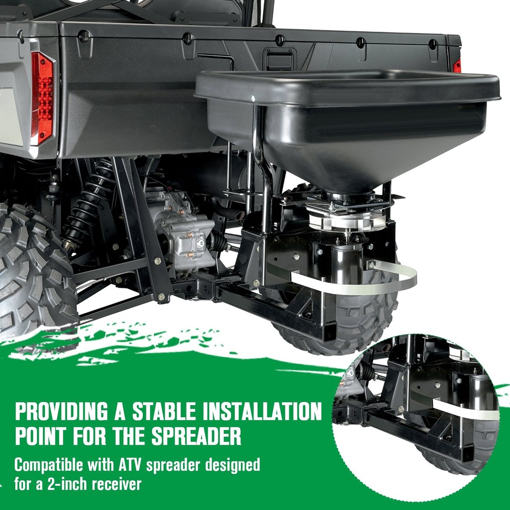 Updated Receiver Mount 2" Receiver Hitch Mount For Dry Material Spreader