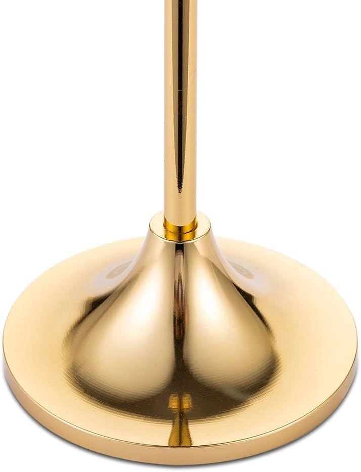 Brass Candle Holders for Table Decoration - 6 Pcs