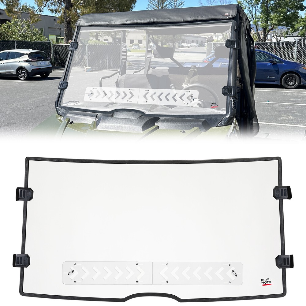 UTV Vented Front Full Windshield Clear for TRACKER 800SX 2020-2023 MAX-FLO