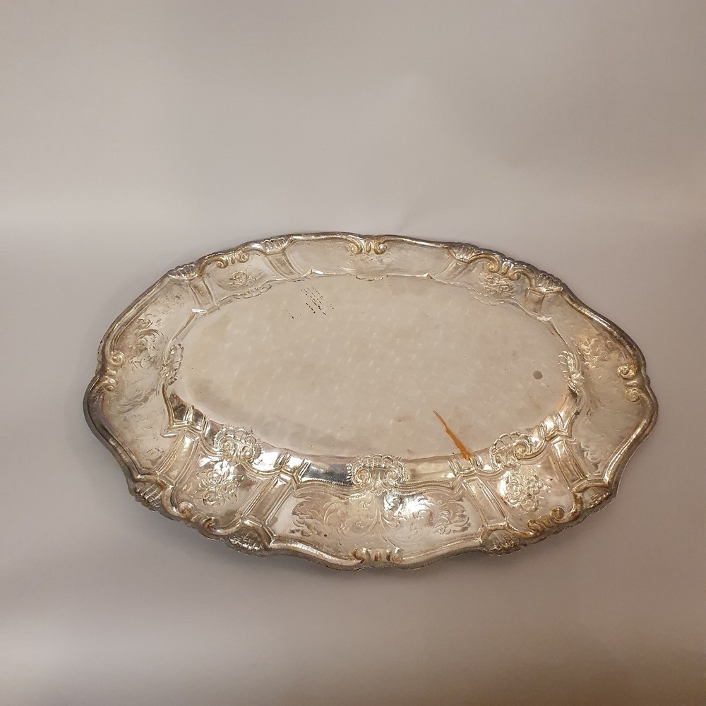 Antique Silver Plated Tray