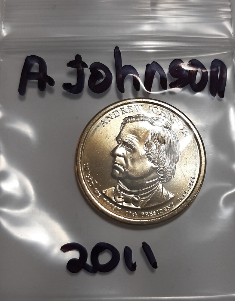 2011-P President Andrew Johnson Dollar