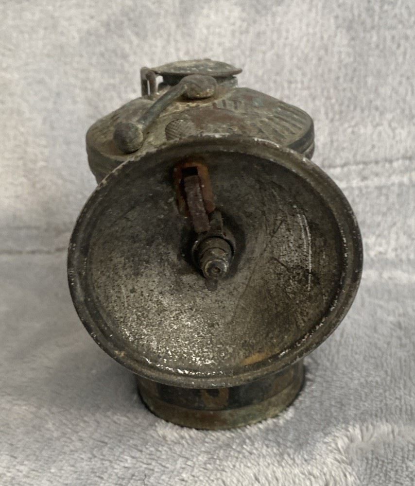 Vintage Auto Lite Carbide Mining Lamp