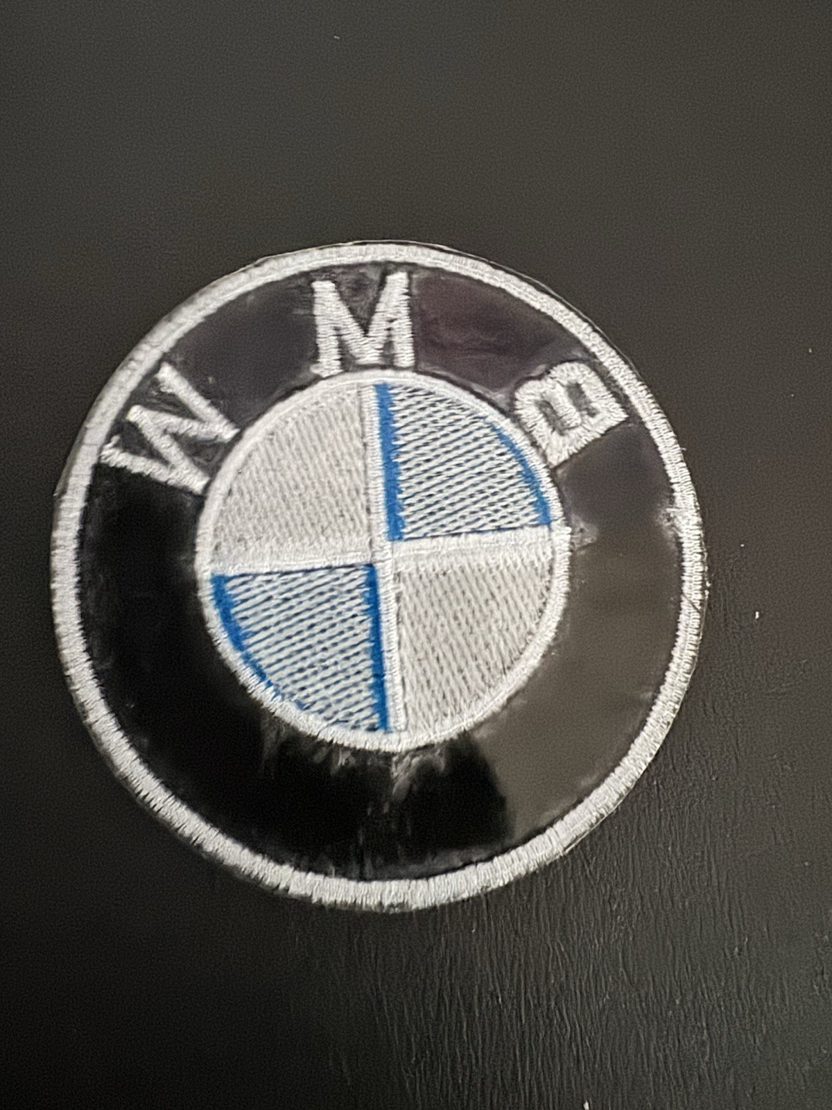 BMW OFFICIAL BADGE EMBLEM LOGO 3” PATCH EMBROIDERED SEW & IRON ON NEW OLD STOCK
