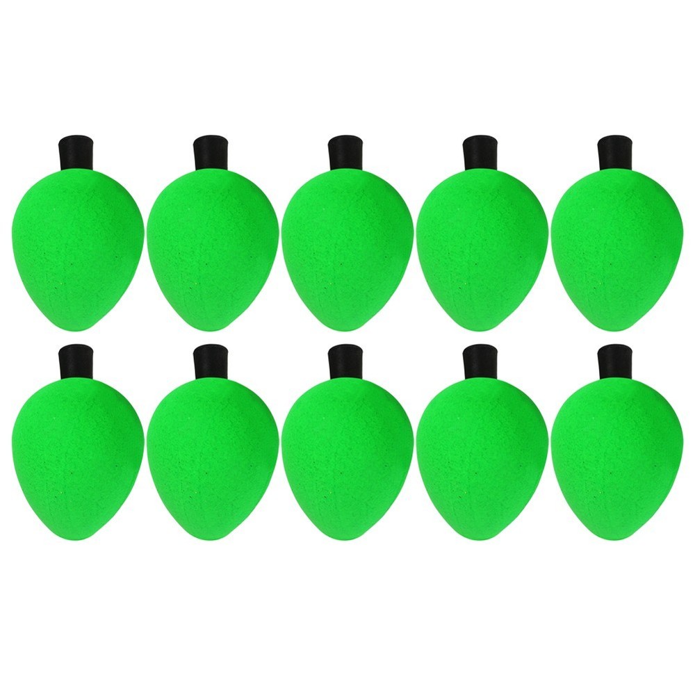Adjustable Depth 10pcs Foam Fish Float Bobbers for Enhanced Flexibility