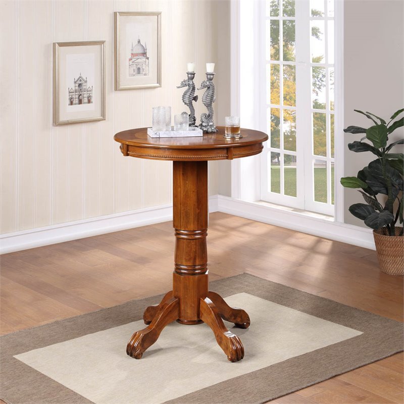 Boraam Florence Pub Table in Walnut